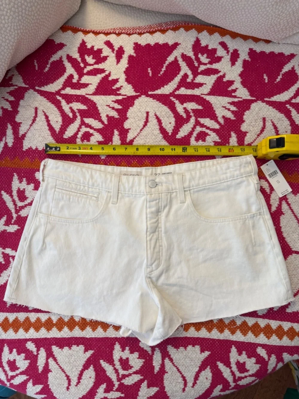 Anthropologie Pilcro White Denim Shorts NWT